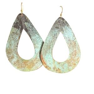 Sibilia Anthropology Patina Teardrop Earrings